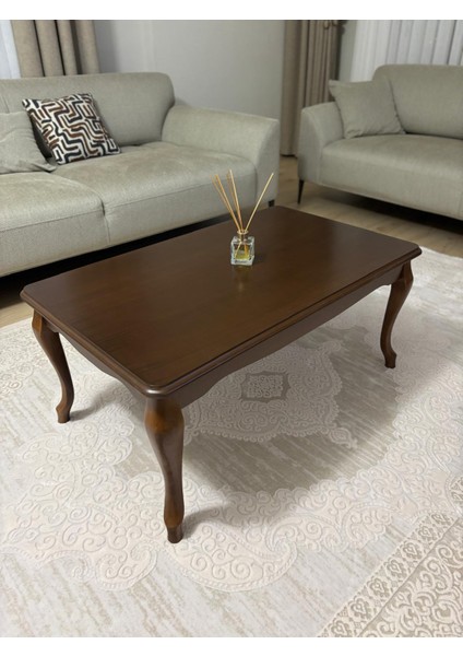 Başaran Mobilya Ultra Kaliteli Mdf Ceviz 70 x 110 Orta Sehpa