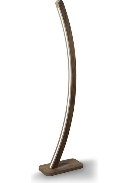 Ahşap Ağaç Masif Mdf Kavisli Yeni Nesil Kapadokya Serisi Curved Günışığı LED Aydınlatma Lambader
