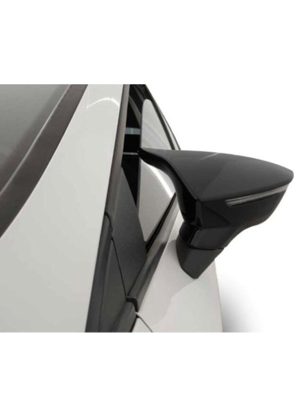 Seat Leon Mk3 ve Mk3.5 Uyumlu Yarasa Batman Siyah Parlak Ayna Kapağı Yapıştırmalı modelleri