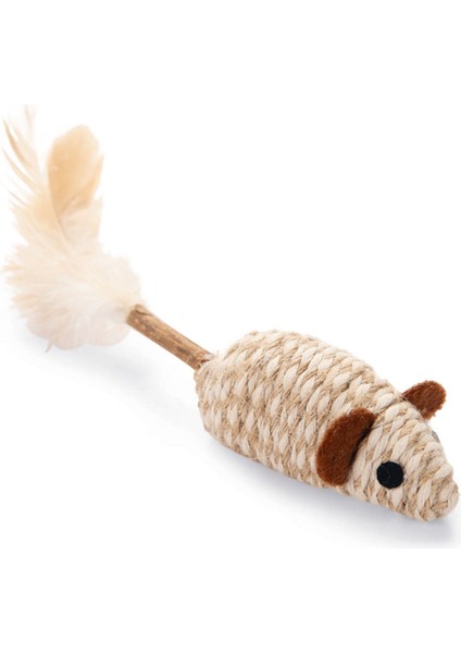 Kedi Oyuncağı, Kediotlu Fare ve Tüylü Matatabi Çubuğu, 12cm
