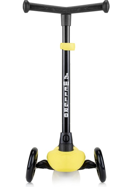 Işıklı Scooter, 3 Tekerli Yükseklik Ayarlı Çocuk Scooter, Sarı