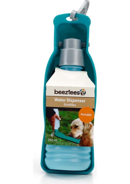 Köpek Seyahat Su Şişesi, Mavi, 24,5x6,5x6,5cm, 250ml modelleri