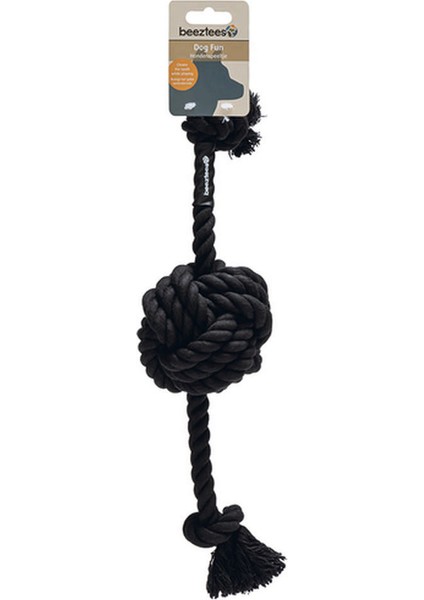 Köpek Oyuncağı, Diş İpinden Top ve İpi, Siyah, 34x10x9cm, 255gr fiyatları