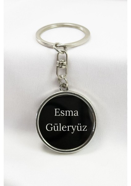 Annem De Annem Hediyelik Anahtarlık, Kişiye Özel Anneler Günü Yuvarlak Metal Anahtarlık
