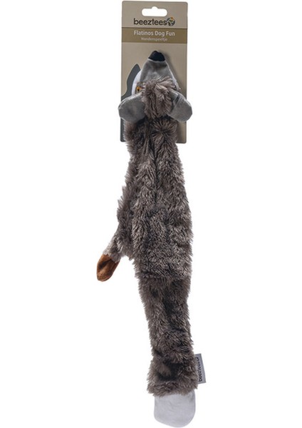 Köpek Oyuncağı, Sesli, Tilki, Peluş, gri, 52x15x2,5cm fiyatları