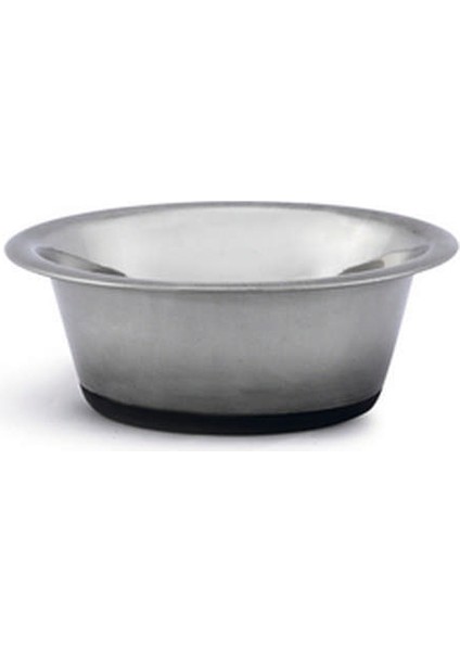 Köpek Mama Su Kabı, Kaymaz Tabanlı, Paslanmaz Çelik, 11cm, 180ml