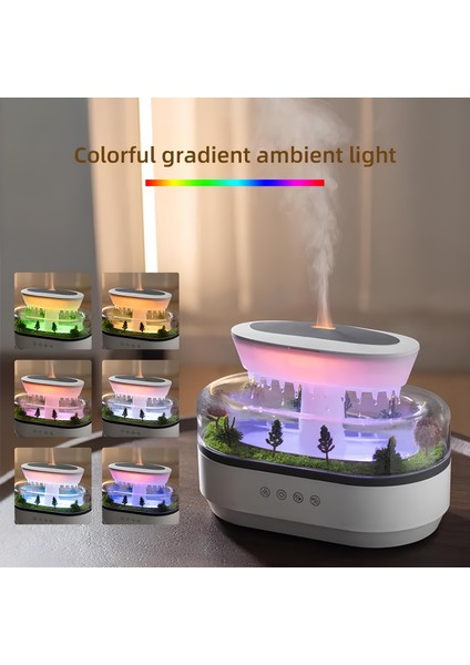 Nomtekno/Ultrasonıc Humıdıfer/Hava Nemlendırıcı 2lt Alev Desen Görünümlü