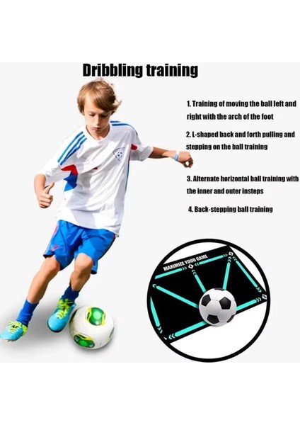 Ithal Orijinal Kaymaz Kauçuk Futbol Antrenman Matı ve Eğitim Seti Top Tekniği Geliştirme (1000GR) modelleri