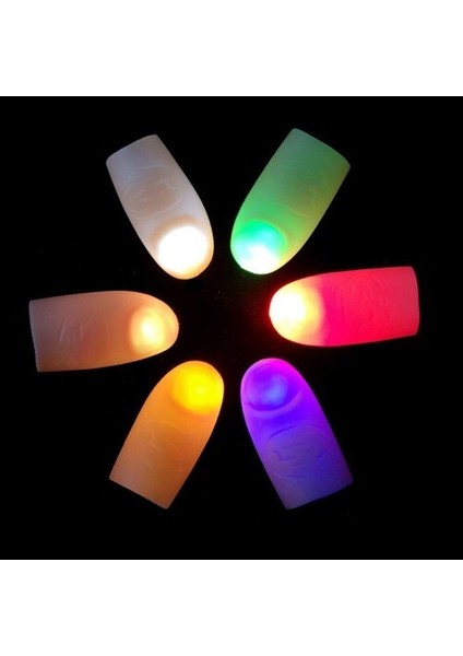 LED Işıklı Renkli Sihirli Parmak Şaka fiyatları