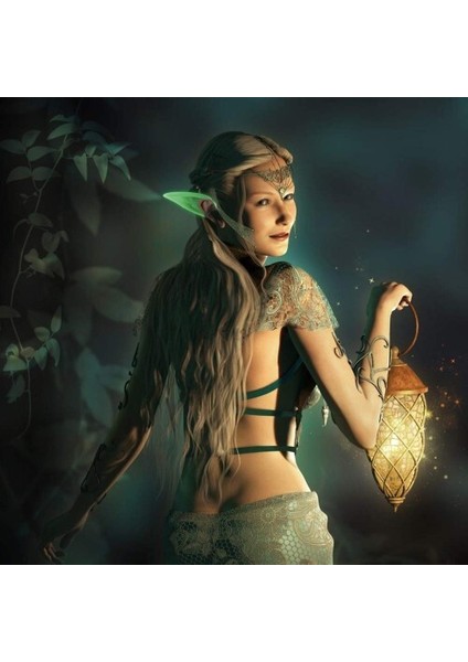 Karanlıkta Yanan Fosforlu Lateks Elf Kulağı 1 Çift fiyatları