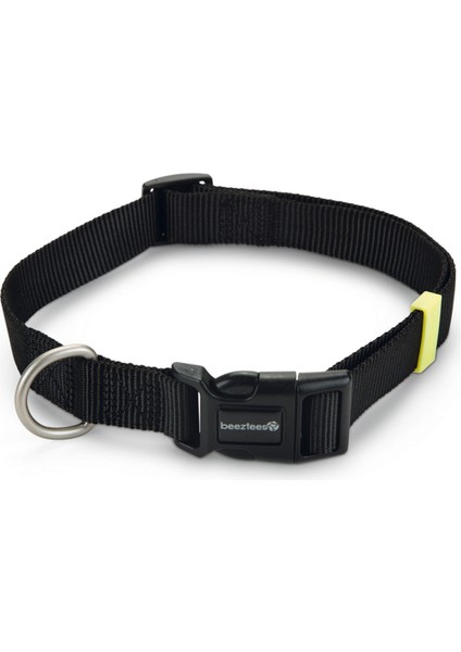 Köpek Boyun Tasması, Siyah, 48-70cm, 25mm