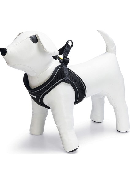 Köpek Göğüs Tasması, Neopren, Siyah, M, 41-46cm