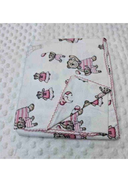 Tekstilden Pamuklu Çift Katlı Pazen Bebek Battaniyesi