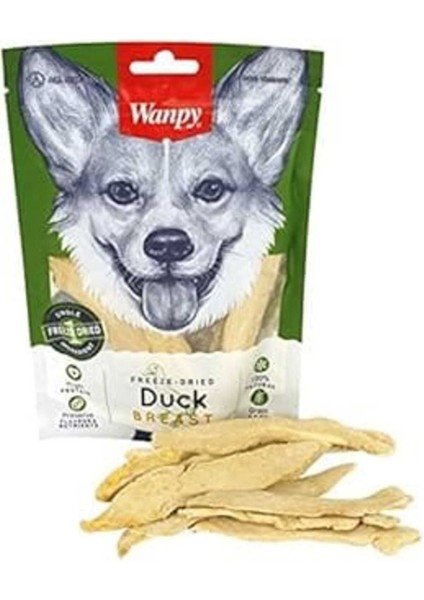 Wanpy Köpek Dondurularak Kurutulmuş Ördek Göğüs, 40 Gram