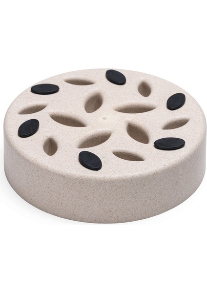 Dbl Köpek Yavaş Besleme Mama Kabı, Bambu, Bej, 17CM, 800ML Svlrs indirimleri