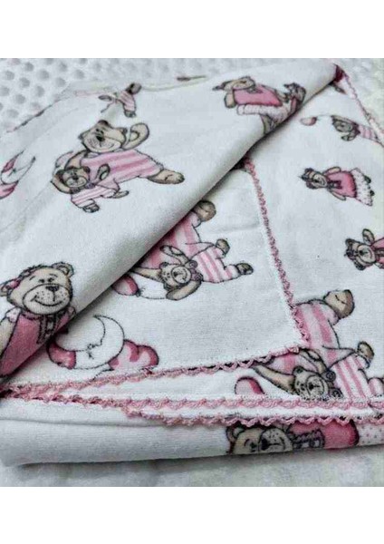 Tekstilden Pamuklu Çift Katlı Pazen Bebek Battaniyesi modelleri