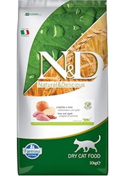N&d Prime Tahılsız Kedi Yaban Domuzu & Elma Yetişkin 10 kg