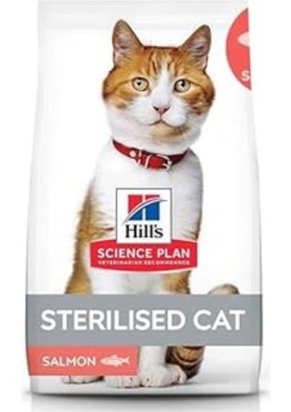 Hill's Science Plan Somonlu Kısırlaştırılmış Yetişkin Kedi Maması 13+2kg
