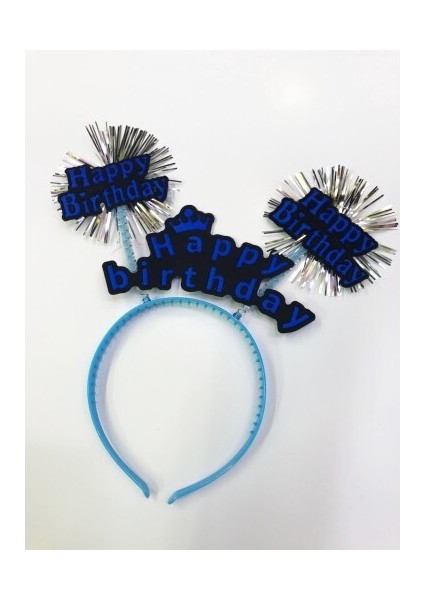 Happy Birthday Neon Renk Doğum Günü Tacı 12 Adet fırsatları