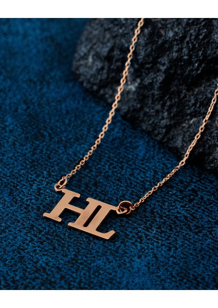 925 Ayar Gümüş 2 Li Harf Kadın Kolye fiyatları