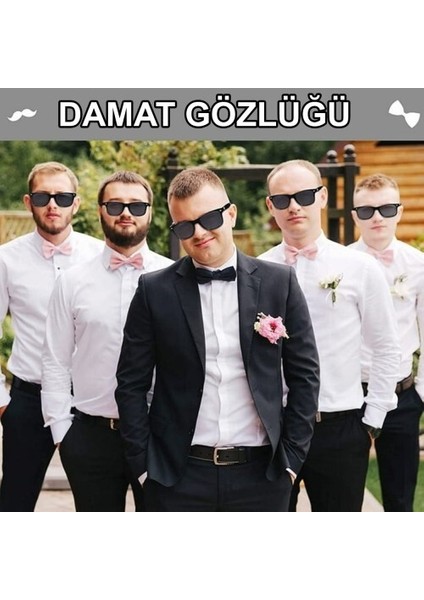 Damat Gözlüğü – Düğün ve Bekarlığa Veda Partisi Aksesuarı fiyatları
