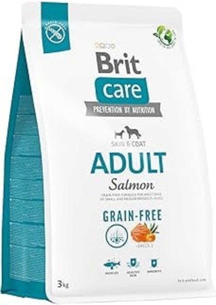 Brit Care Skin & Coat, Deri ve Tüy Hassasiyeti Olan, Yetişkin Köpekler Için, Tahılsız, Somon Balıkl