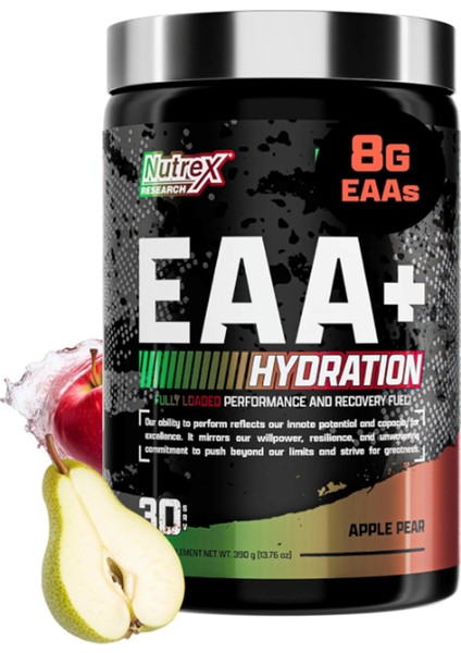 Research Eaa Hydration Eaas + Bcaa Powder Muscle Recovery, Strength, Muscle Building, Endurance 8g Essential Amino Acids - Electrolytes 30 Servings