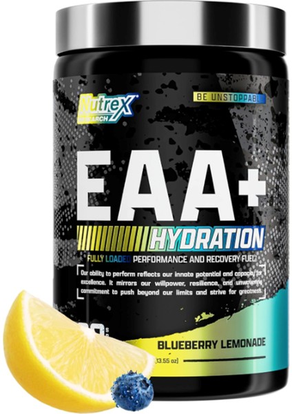 Research Eaa Hydration Eaas + Bcaa Powder Muscle Recovery, Strength, Muscle Building, Endurance 8g Essential Amino Acids - Electrolytes 30 Servings