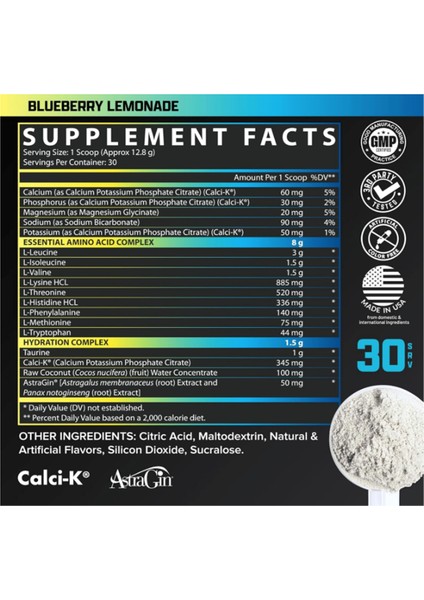 Research Eaa Hydration Eaas + Bcaa Powder Muscle Recovery, Strength, Muscle Building, Endurance 8g Essential Amino Acids - Electrolytes 30 Servings