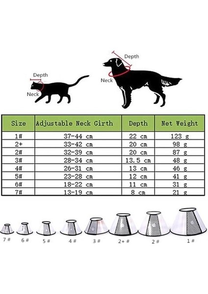 Ayarlanabilir Koruyucu Yaka 7 Numara modelleri