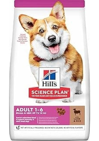 Hill's Small Mini Lamb Kuzu Etli Küçük Irk Yetişkin Köpek Maması 6kg