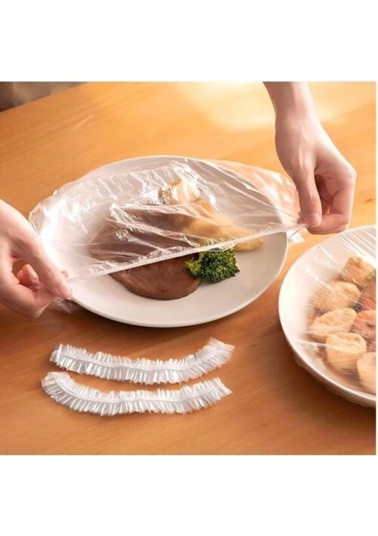 Lastikli Tencere ve Tabak Bonesi 100 Adet (22CM)