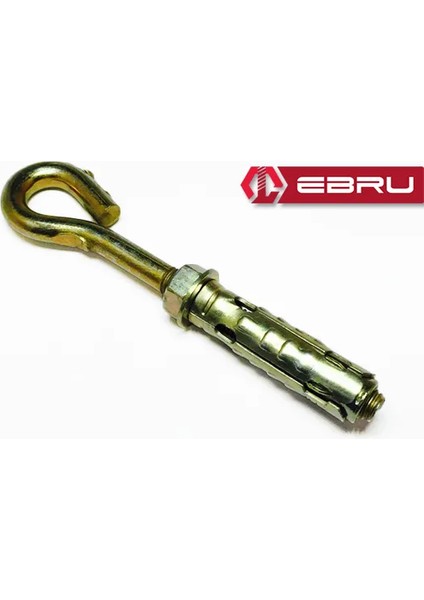 Gömlekli Kancalı Kapalı Çelik Dübel M10 - 50 Adet