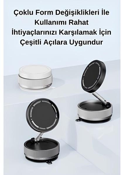Nomtekno/tüm Modellere Uyumlu Vakumlu Oynar Başlık Dönebilir Çok Amaçlı Araç Telefon Tutucu fiyatları