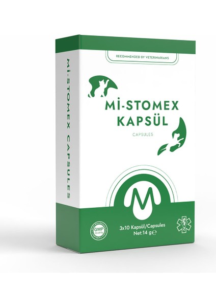 Kedi Köpek Mide Koruyucu Kapsül 14 GR ”Mi-Stomex” fiyatları