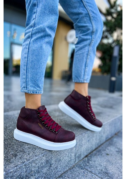 C-Roma Kadın Bordo Bot CH258 Cbt