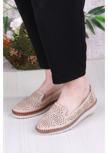 1006 Rahat Lazer Delikli Deri Kadın Ayakkabı fiyatları