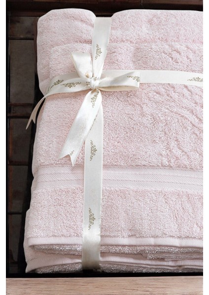 2li Banyo Havlu Seti 90 x 160 cm +50 x 90 cm Dualstyle Pudra fırsatları