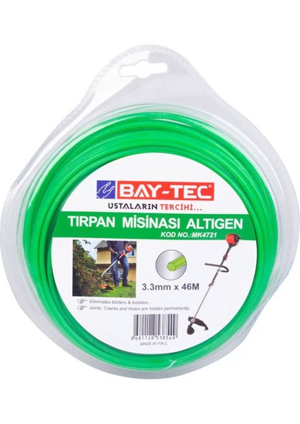 Altıgen Tırpan Misinası 3.3 mm x 46 mt MK4721