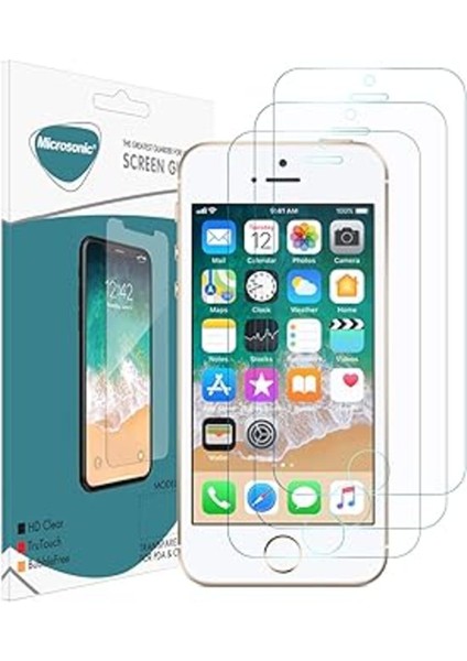 Apple iPhone Se Ekran Koruyucu Nano Cam (3'lü Paket)