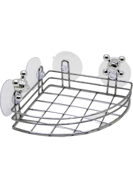 Krom Banyo Köşe Raf Üçgen (5064)