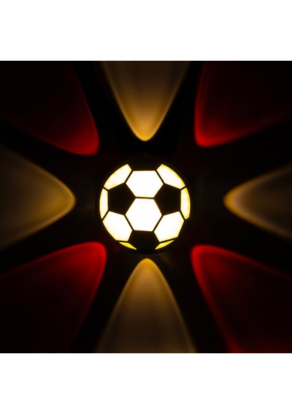 Gün Işığı - Kırmızı Futbol Topu Dekoratif LED Duvar Aplik (5064)