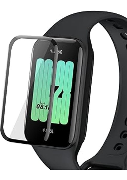 Xiaomi Band 8 Active Tam Kaplayan Nano Cam Ekran Koruyucu Siyah