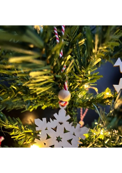 Ahşap Yılbaşı Ağaç SÜSÜ-BY15 fırsatları