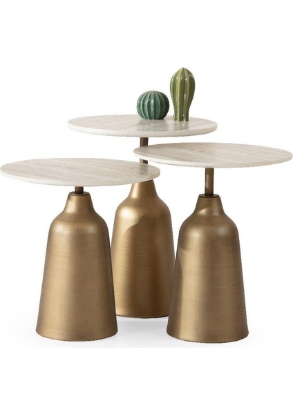 Beige Zigon Sehpa