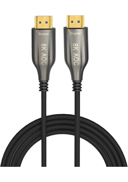 40 Metre - Aoc Fiber HDMI 2.1 Kablo - 48GBPS, 8K@60Hz, 4K@120Hz, 4K@60Hz, Earc, D-Hdr, Dolby Vision