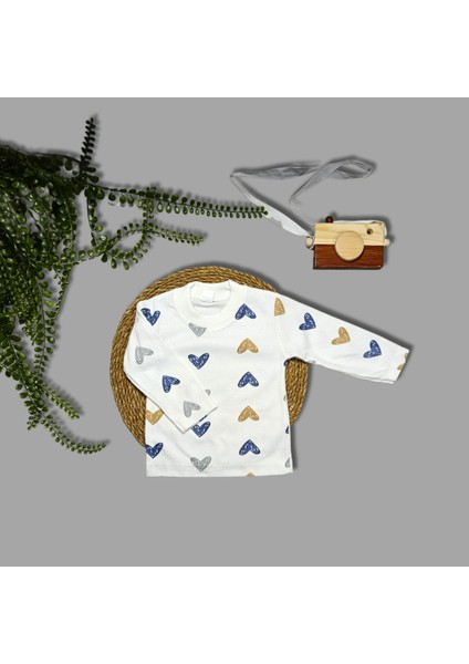 Kız Çocuk Kalp Baskılı Pijama Takımı modelleri