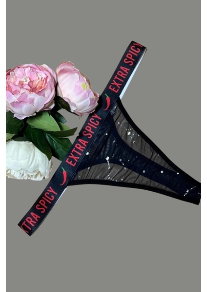 Eterelle Yazılı String Tanga