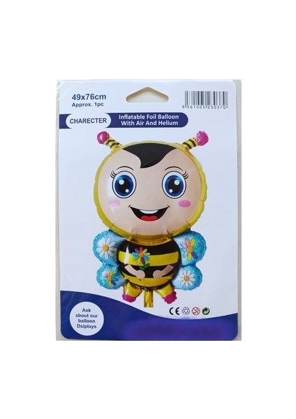 Arı Maya Sarı Folyo Balon