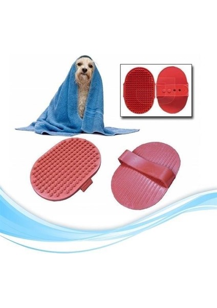 ® Ergonomik Masajlı Evcil Hayvan Kedi Köpek Yıkama Fırçası Aparatı